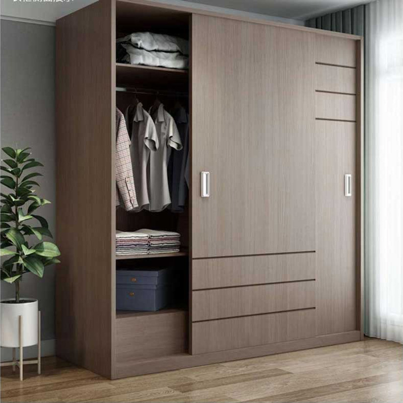 Tủ quần áo MDF phủ Melamine cửa lùa